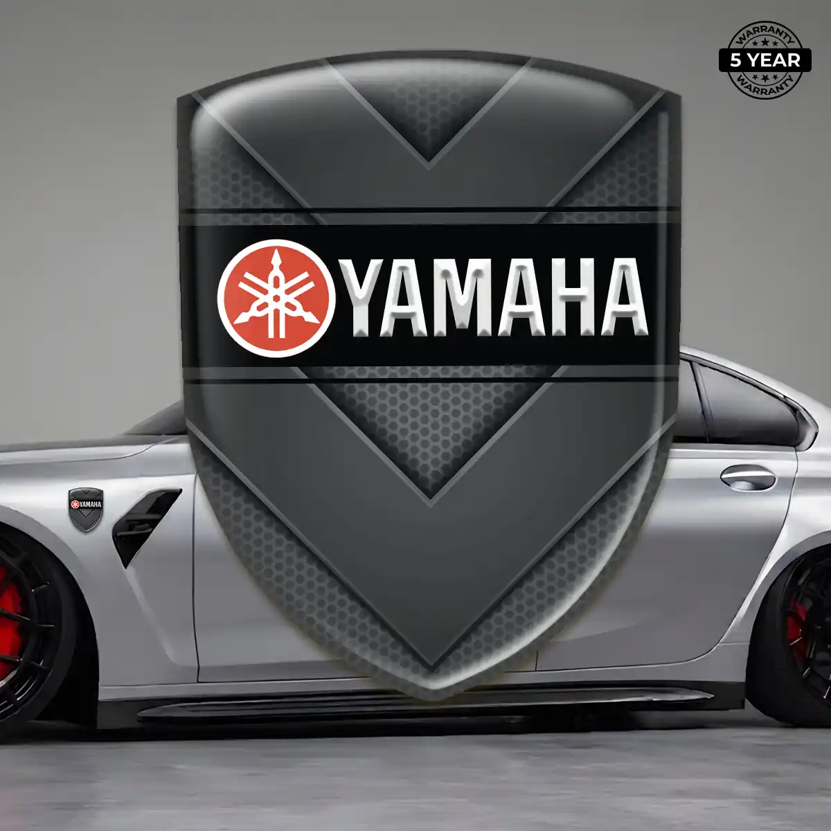 Yamaha 3D Logo Sticker Interior Elegance