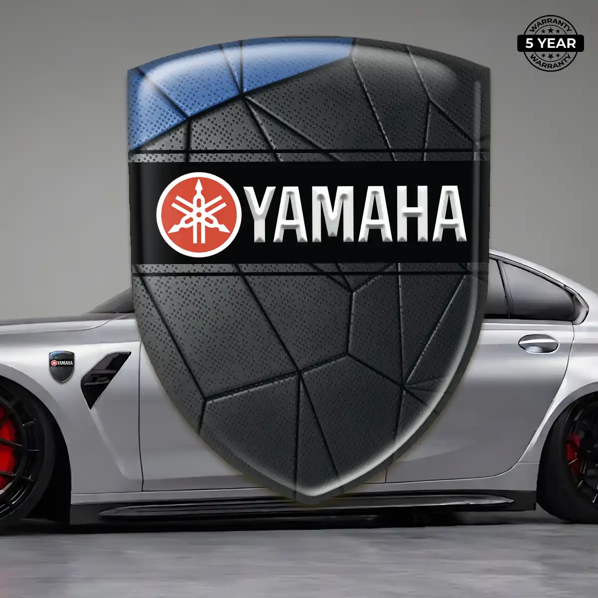 Yamaha 3D Logo Sticker Premium Dome