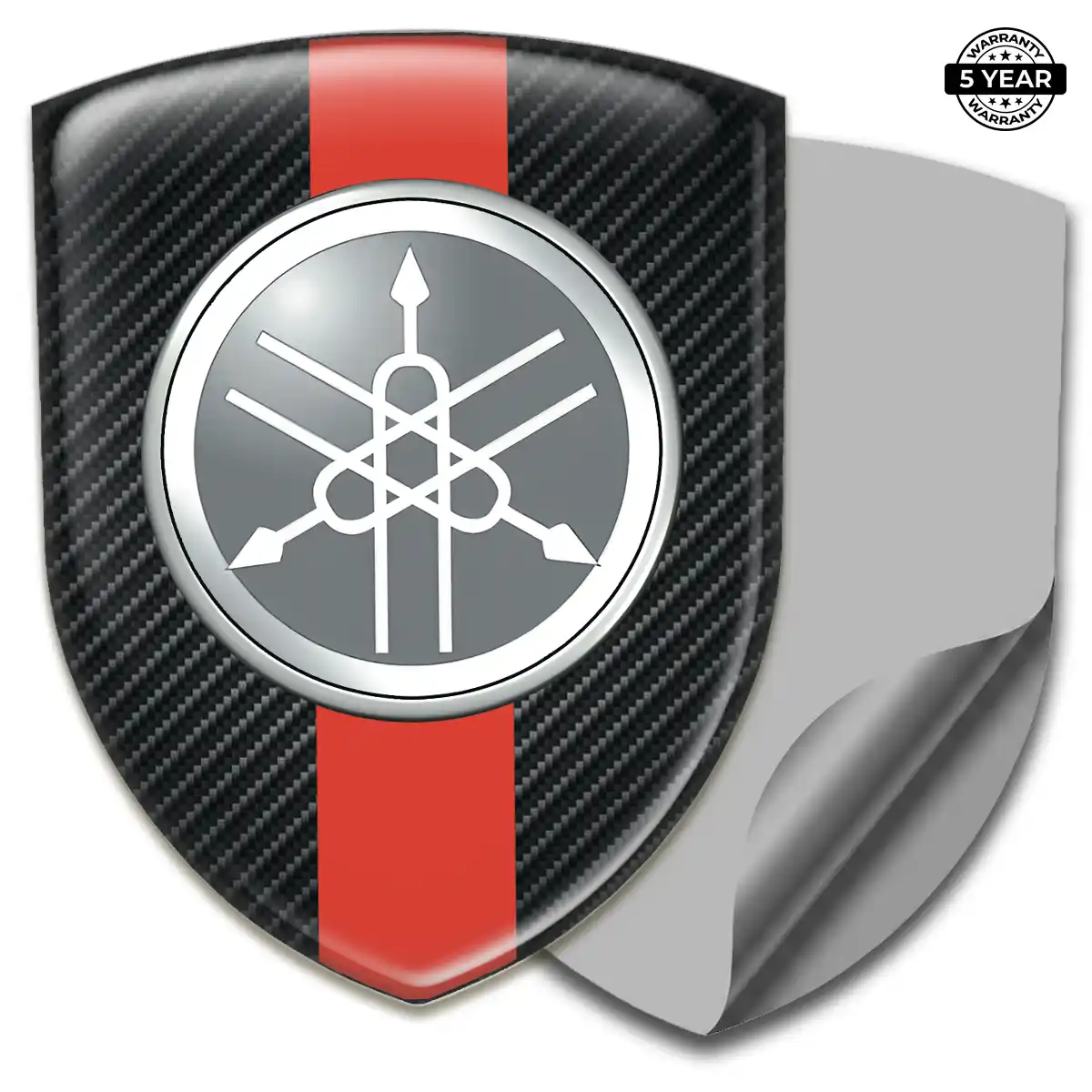 Yamaha 3D Logo Sticker Resin Luxe