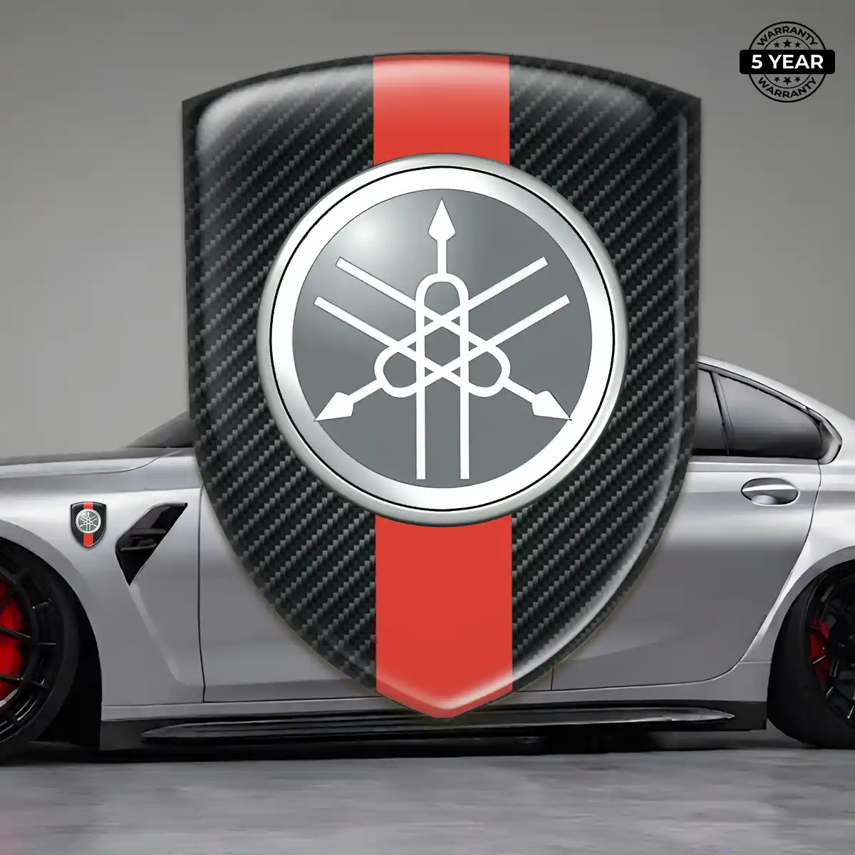 Yamaha 3D Logo Sticker Resin Luxe