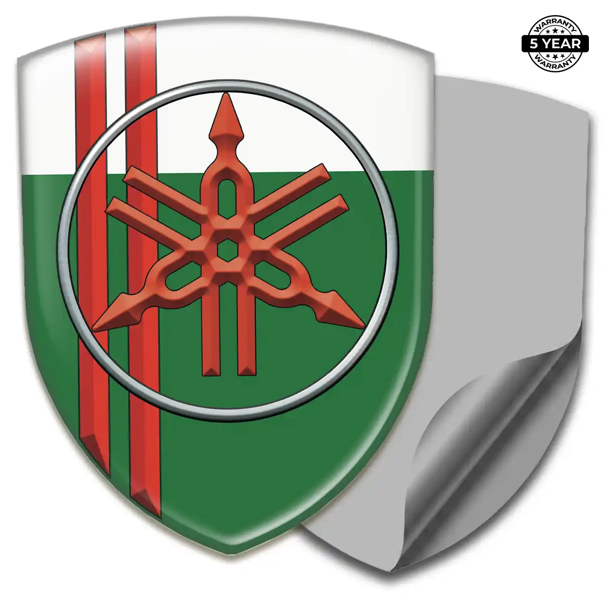 Yamaha 3D Logo Sticker Sleek Style