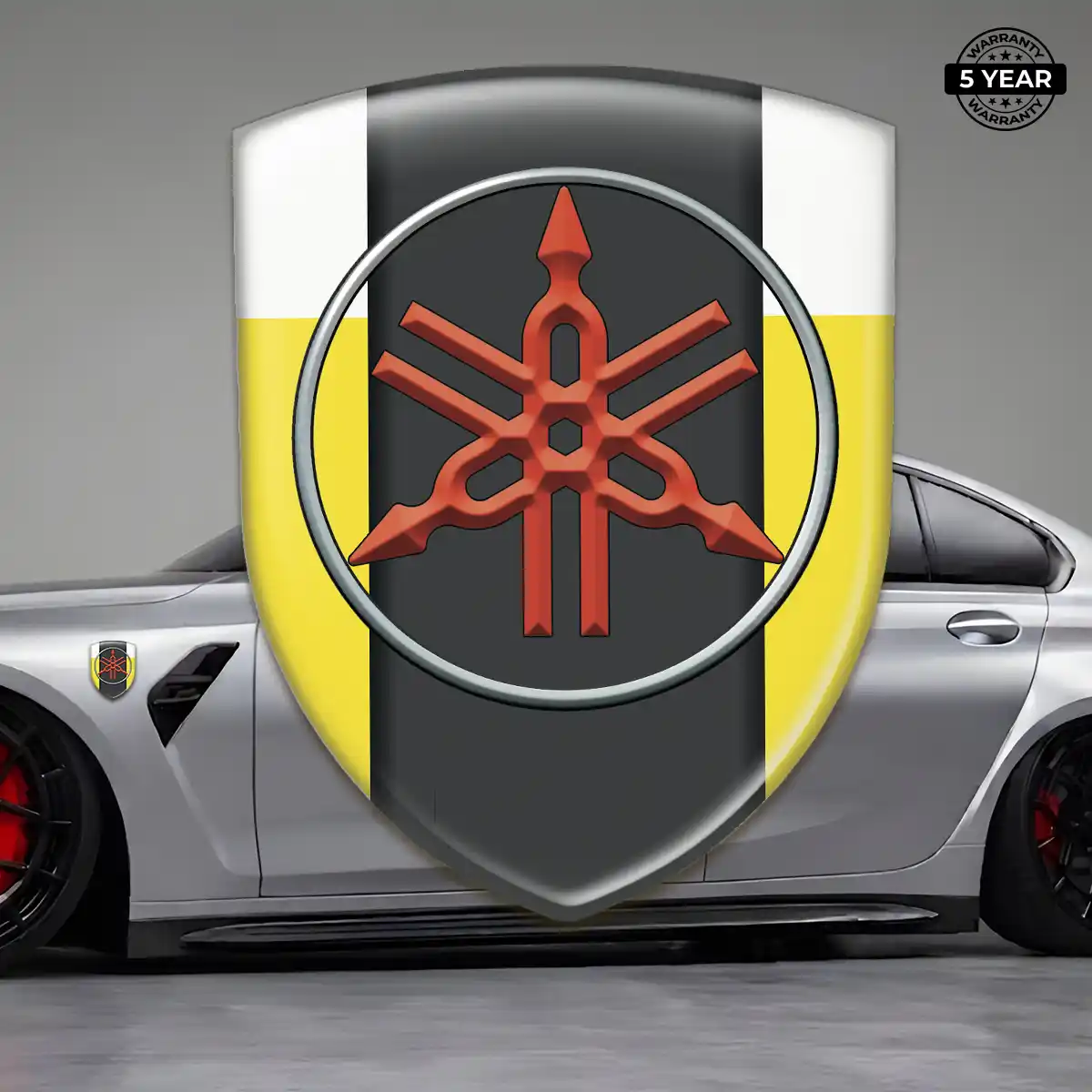 Yamaha 3D Resin Sticker Auto Tuning