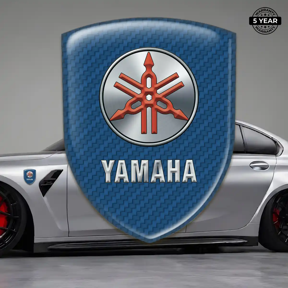 Yamaha 3D Resin Sticker Branded Line