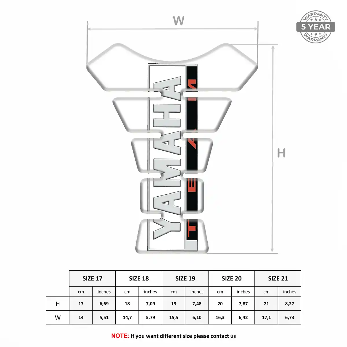 Yamaha 3D Tank Pad Deluxe Edition