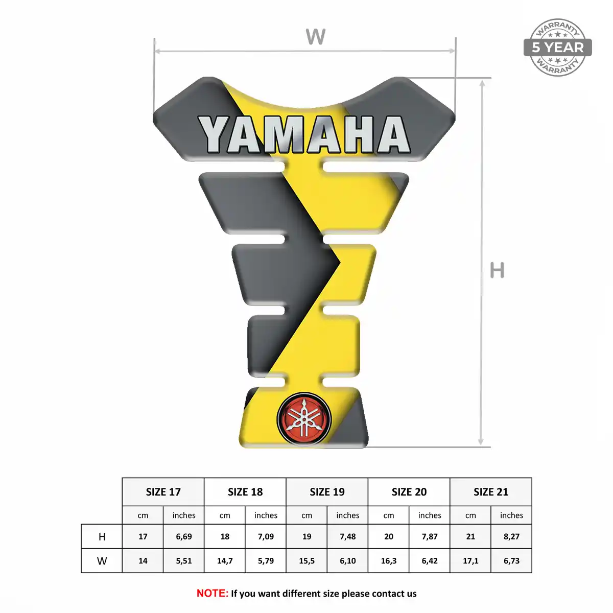 Yamaha 3D Tank Pad Prestige Line
