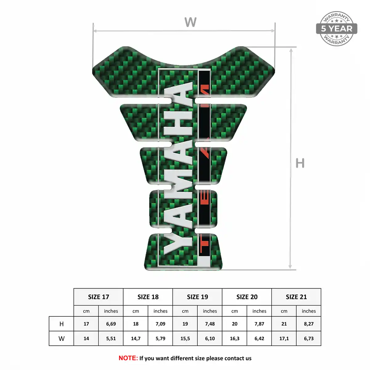 Yamaha 3D Tank Pad Superior Craft