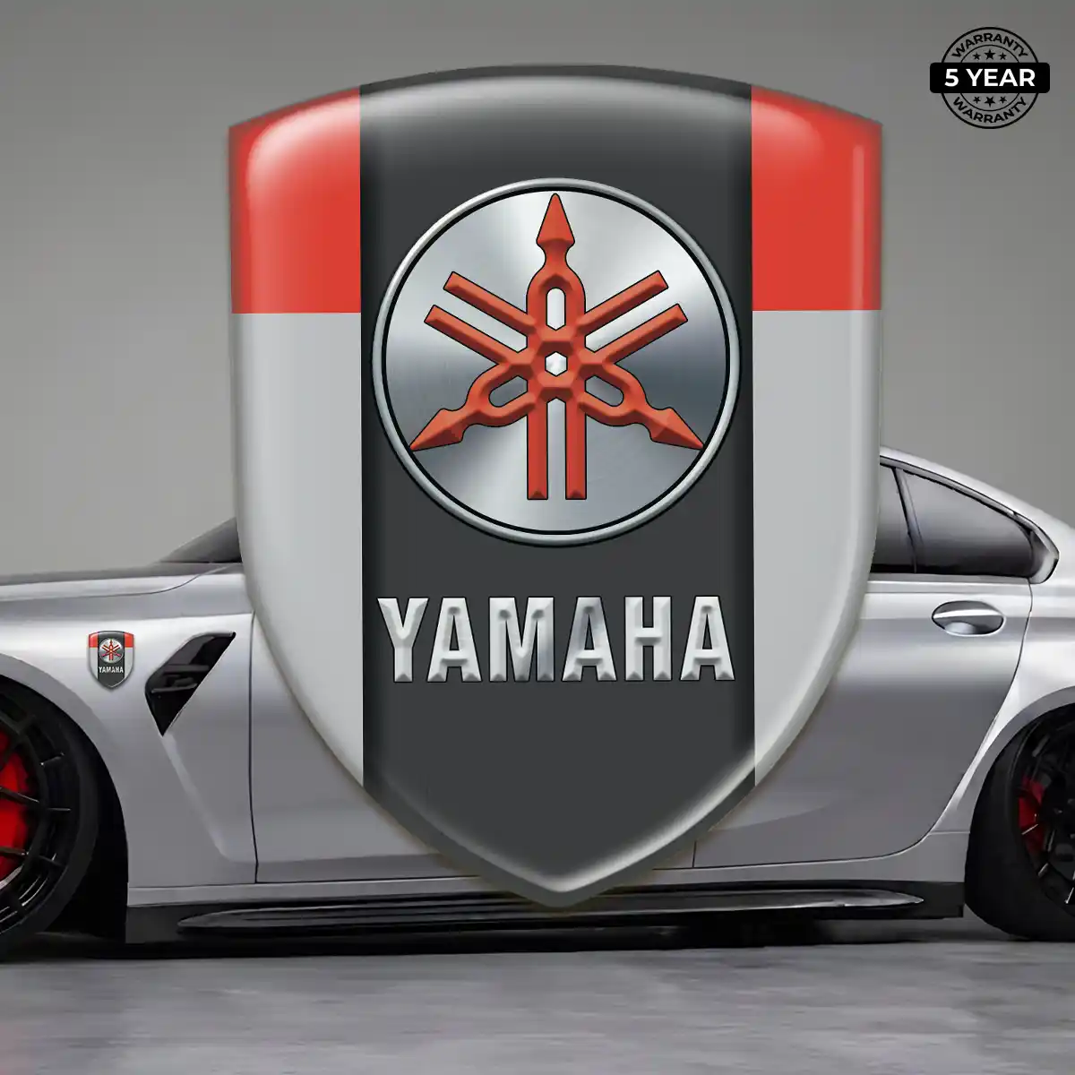 Yamaha Automotive Emblem Sticker Branded Line