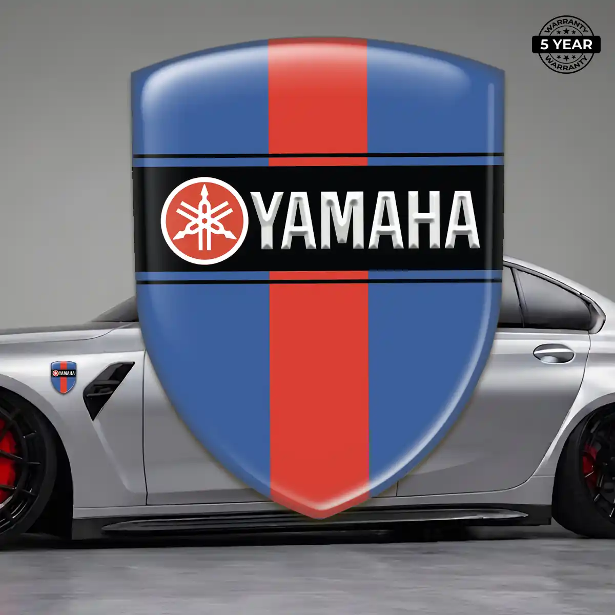Yamaha Automotive Emblem Sticker Interior Elegance