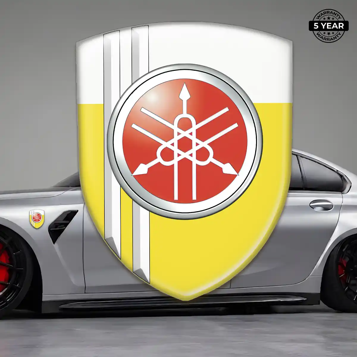 Yamaha Automotive Emblem Sticker Interior Luxe