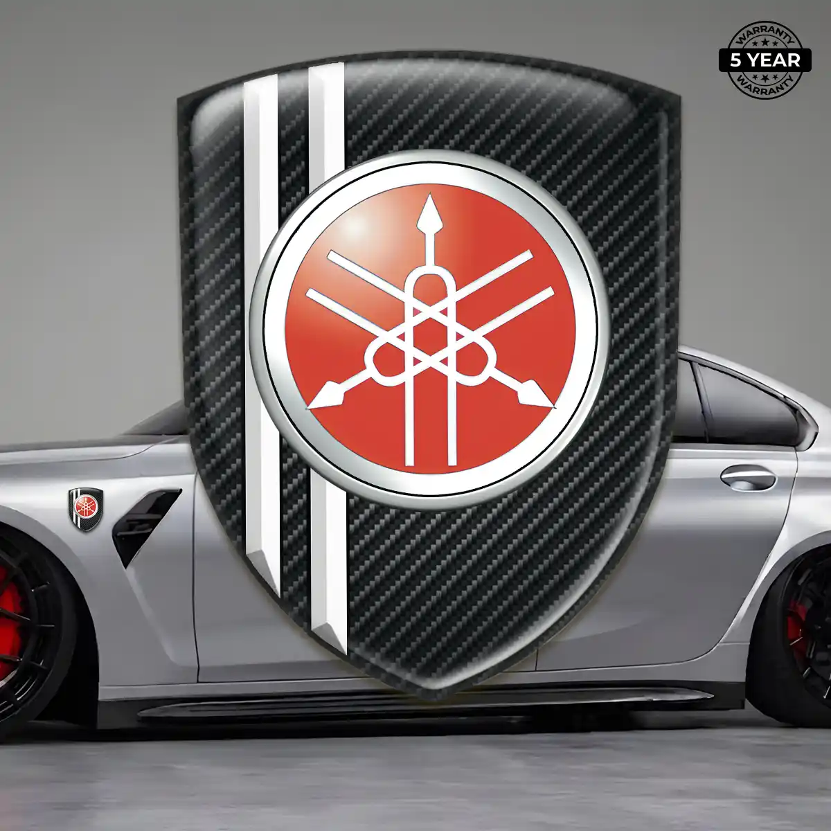 Yamaha Automotive Emblem Sticker Performance Style