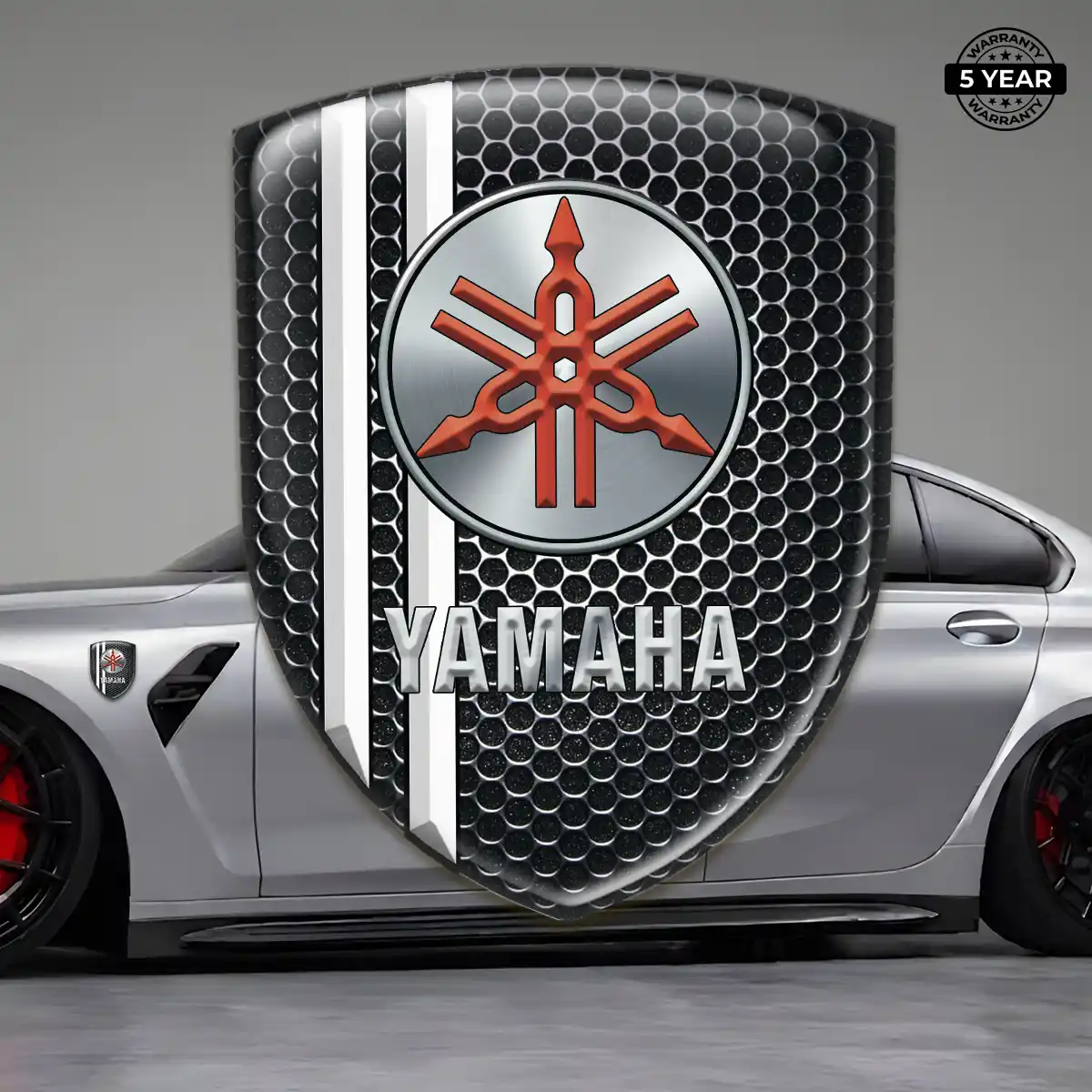Yamaha Automotive Emblem Sticker Premium Dome