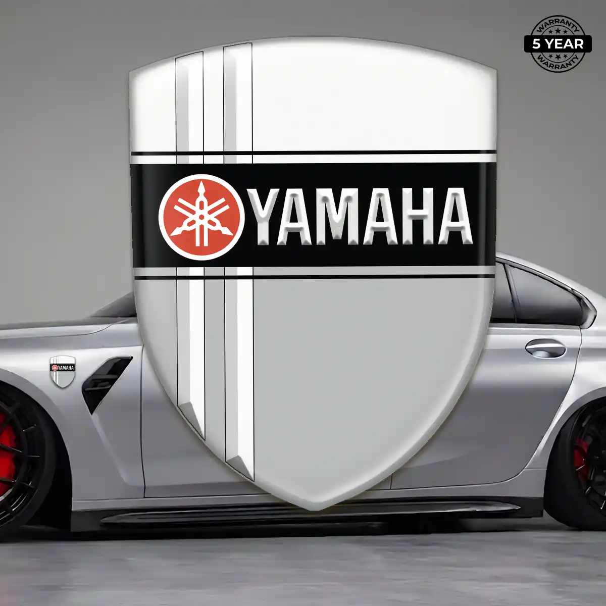 Yamaha Automotive Emblem Sticker Refined Design