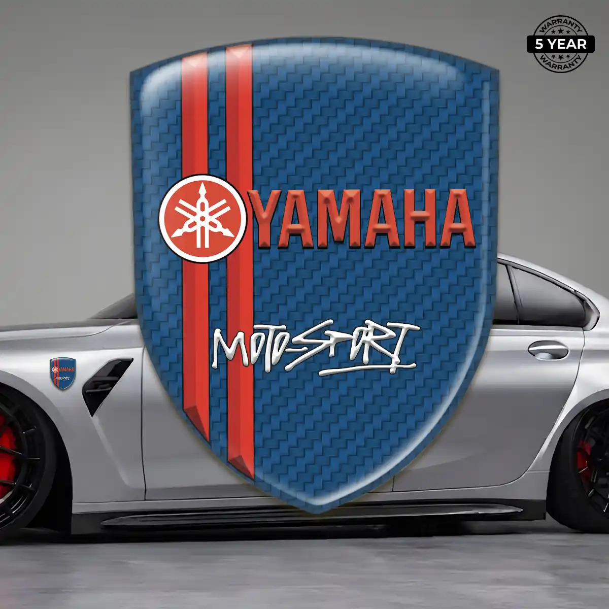 Yamaha Automotive Emblem Sticker Sleek Style