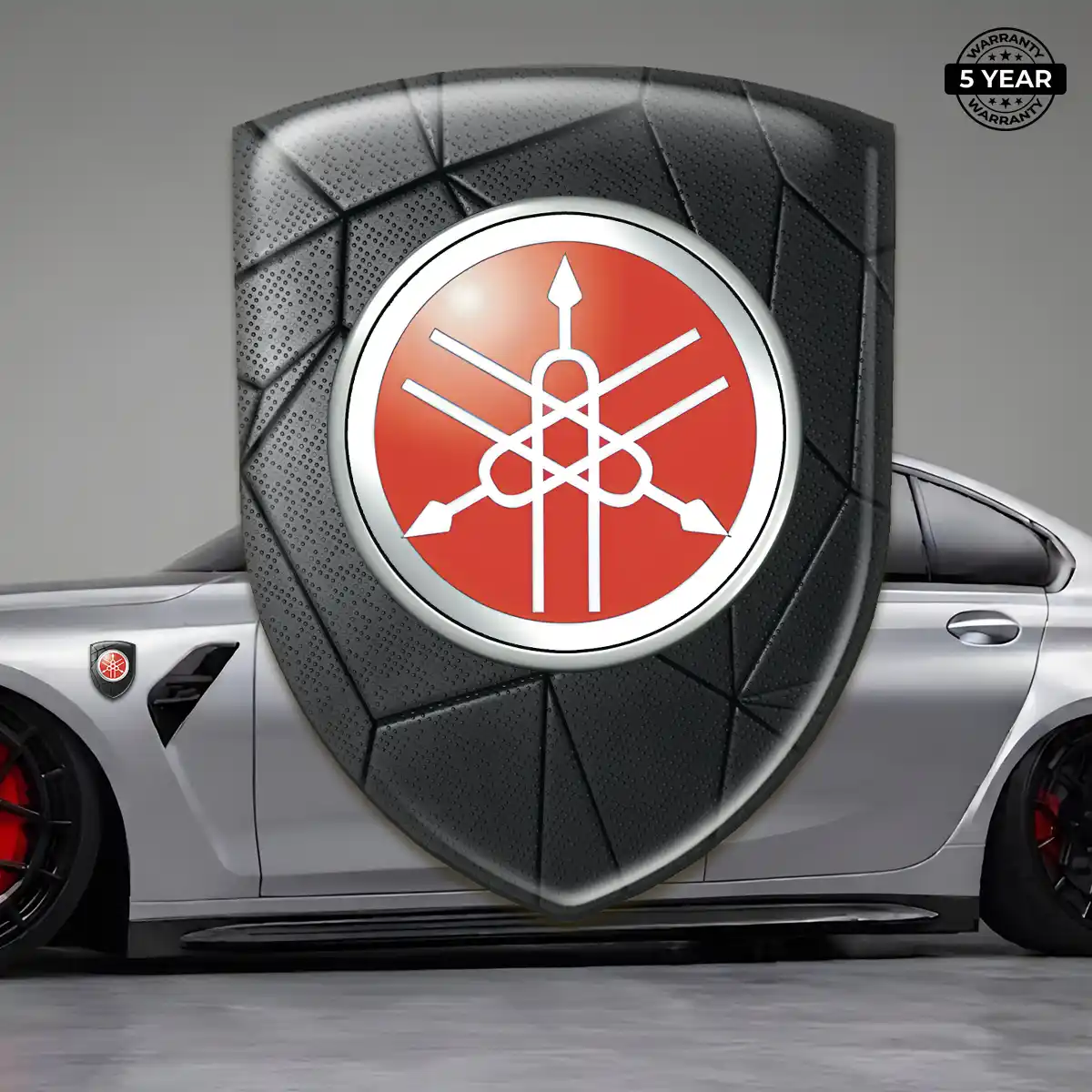 Yamaha Automotive Logo Sticker Premium Dome