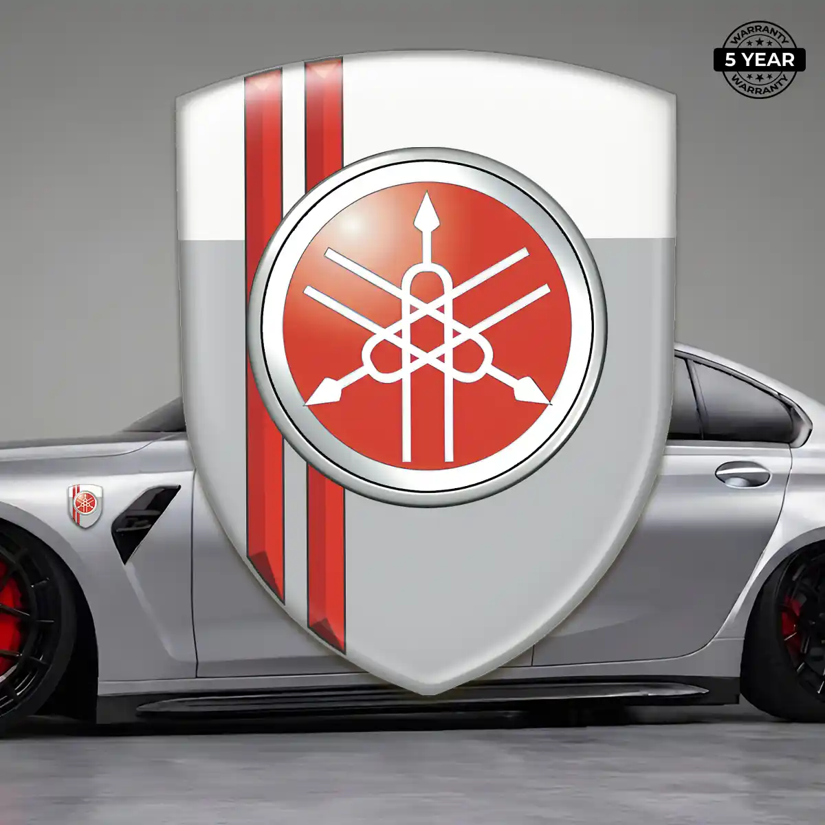 Yamaha Automotive Logo Sticker Refined Design