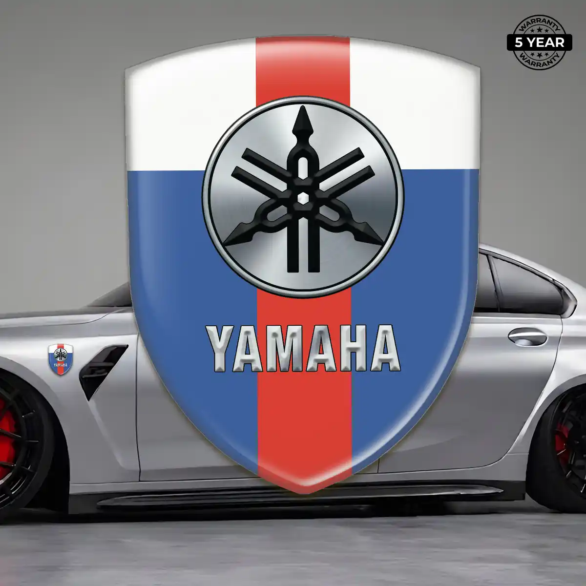 Yamaha Automotive Logo Sticker Resin Luxe