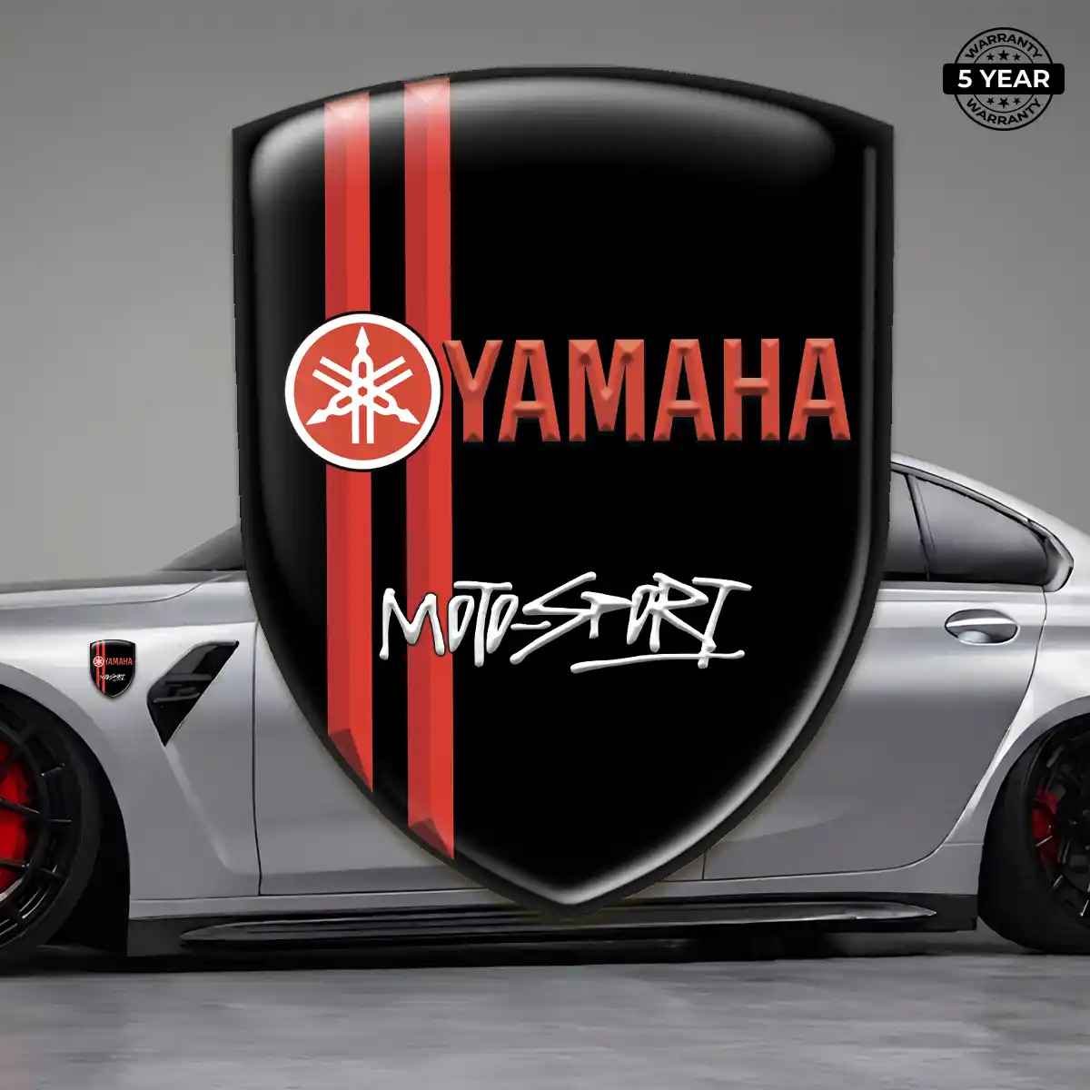 Yamaha Automotive Resin Decal Performance Style