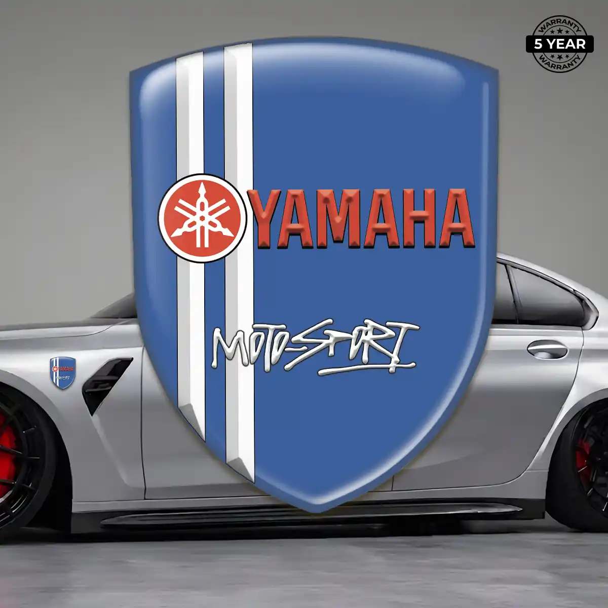 Yamaha Automotive Resin Decal Refined Design