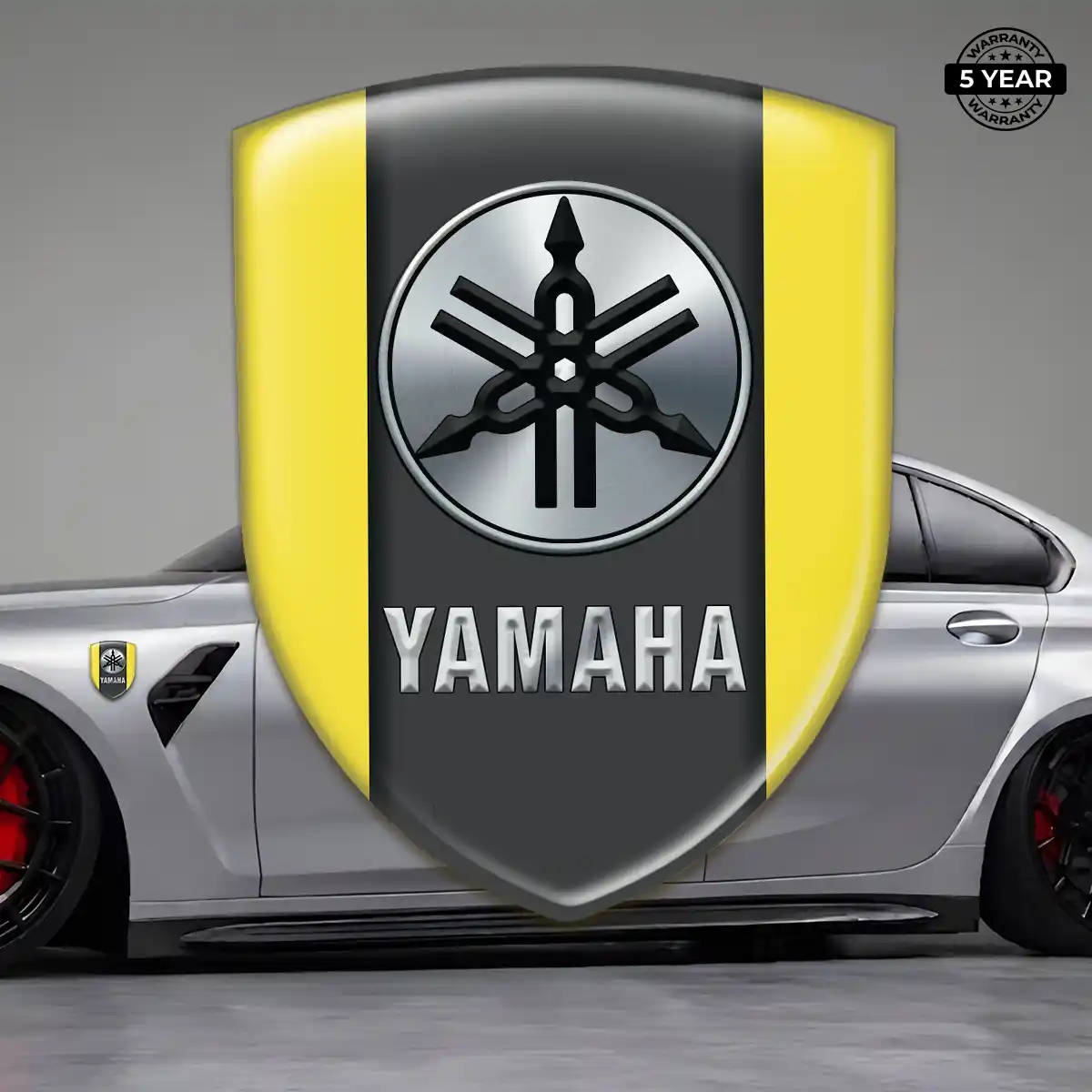 Yamaha Automotive Resin Decal Sleek Style
