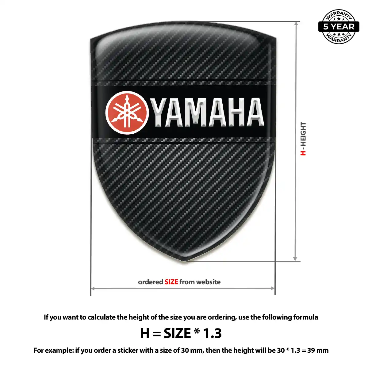Yamaha Badge Cabin Style