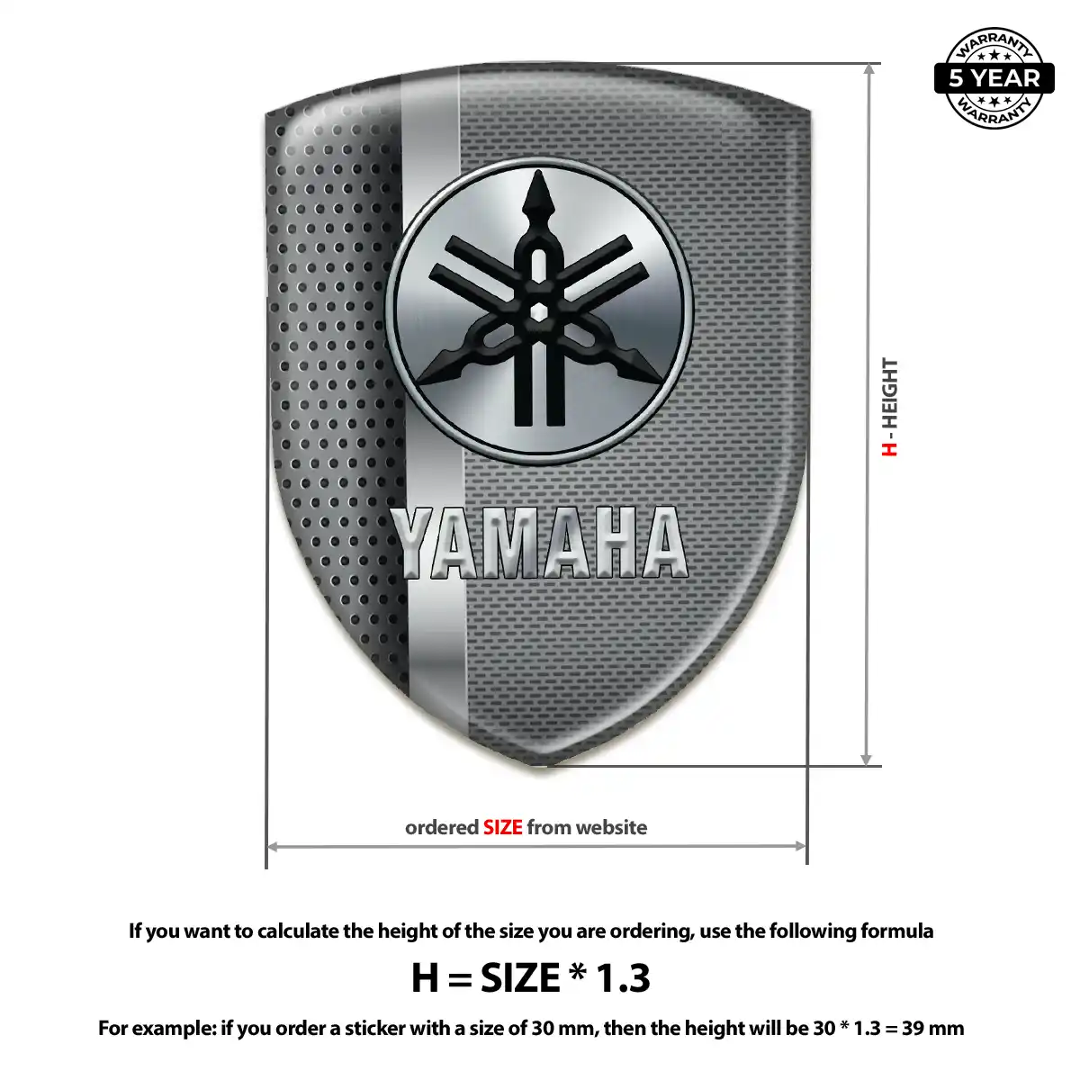 Yamaha Badge Exterior Luxe
