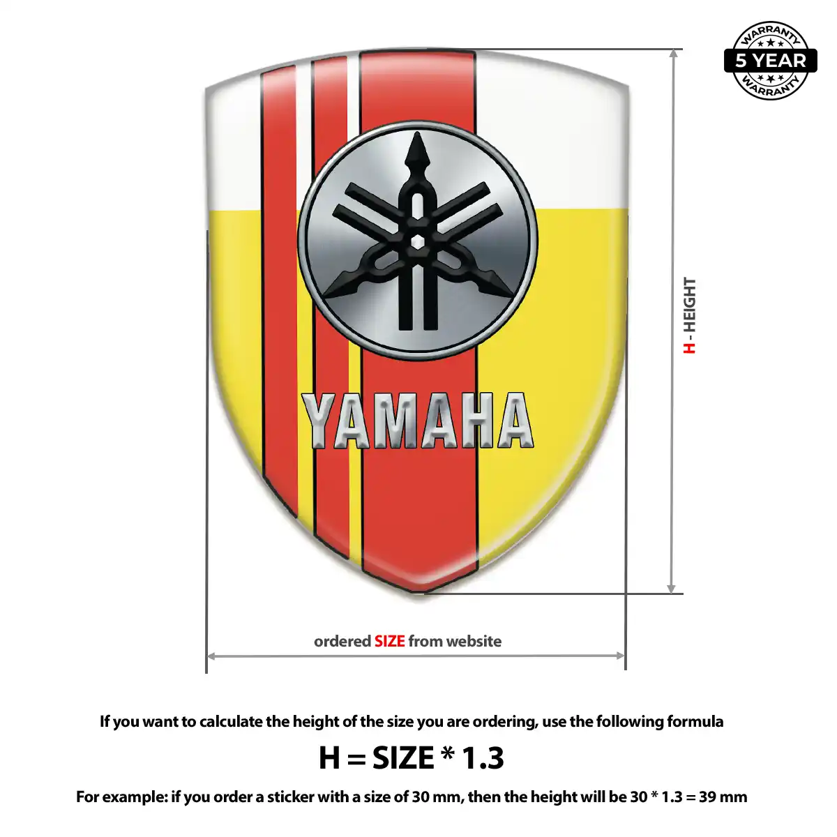 Yamaha Badge Performance Style