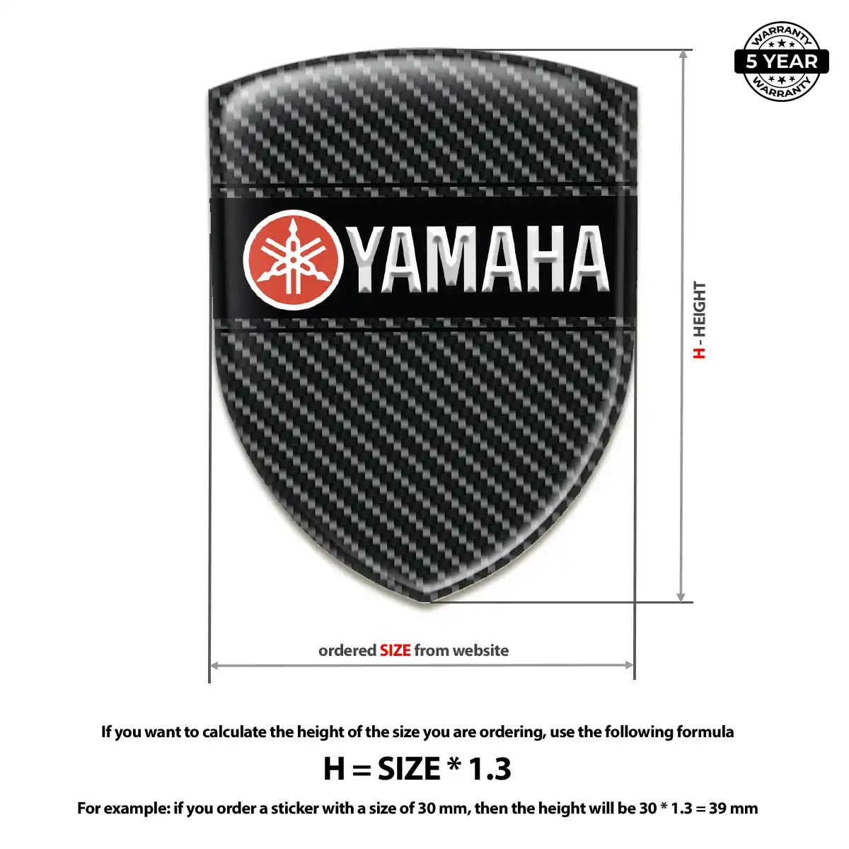Yamaha Badge Prime Quality
