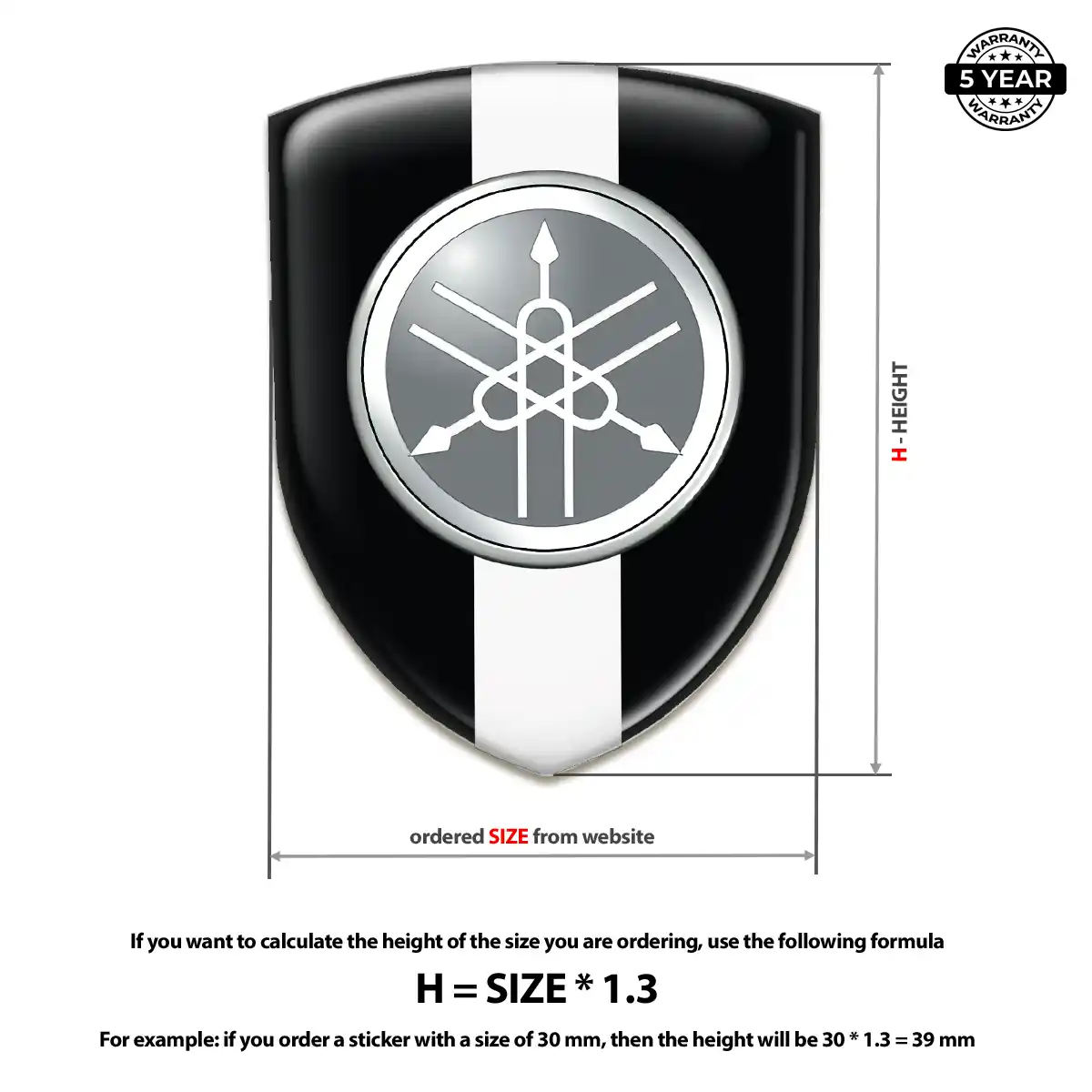 Yamaha Badge Refined Design