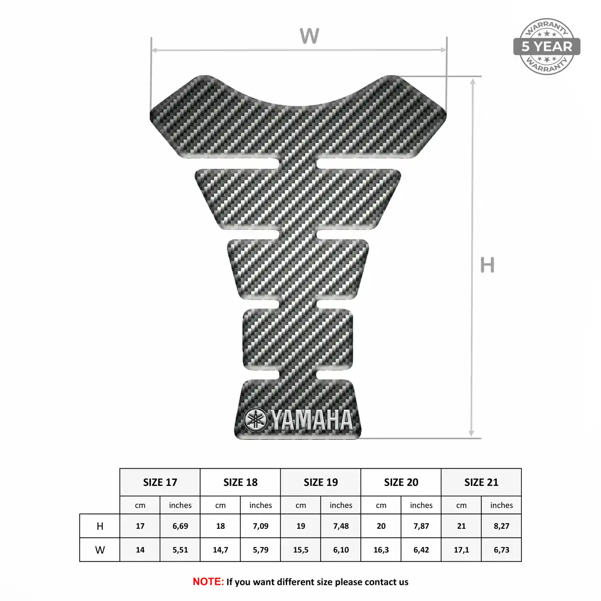 Yamaha Bike Tank Protector Prestige Line