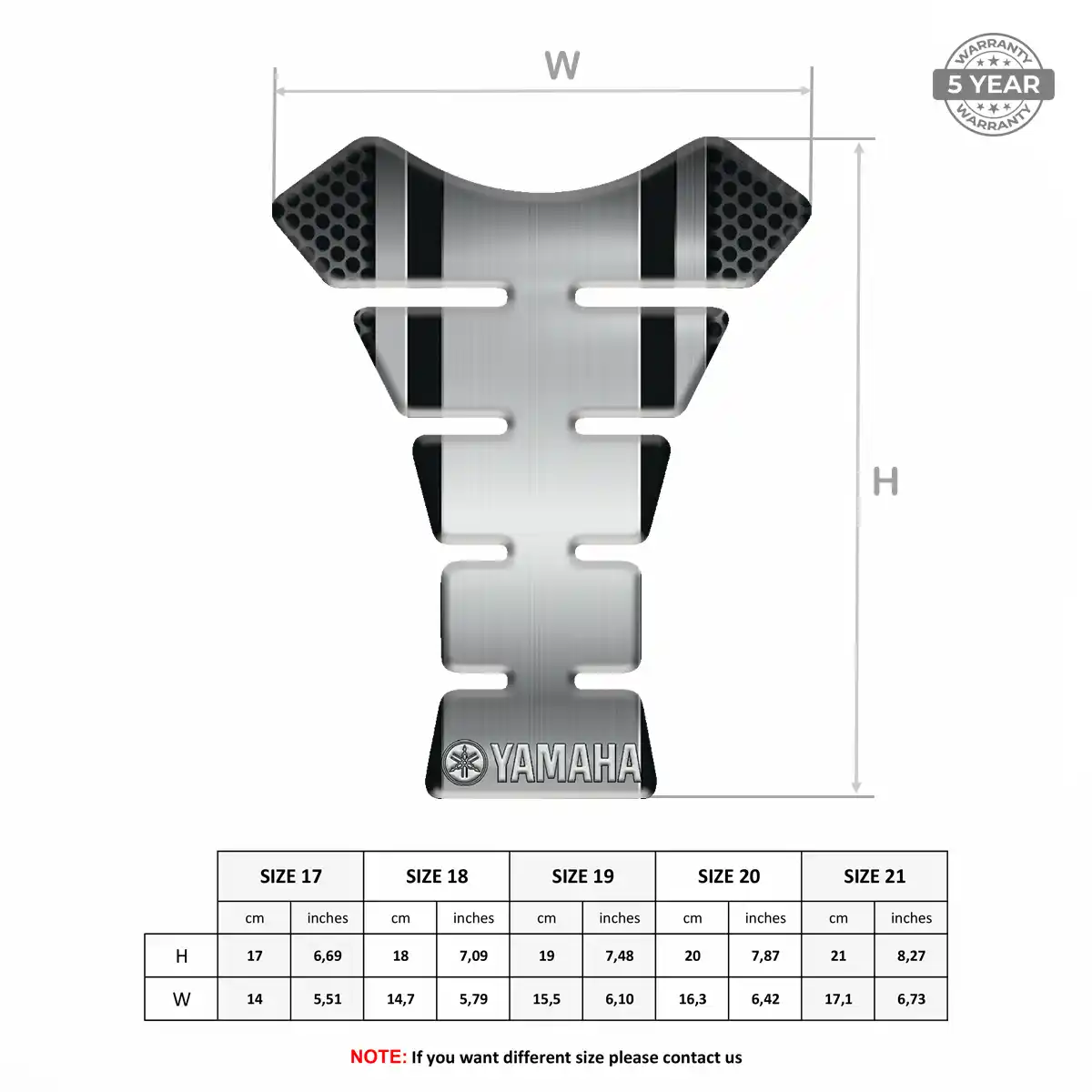 Yamaha Bike Tank Protector Refined Design