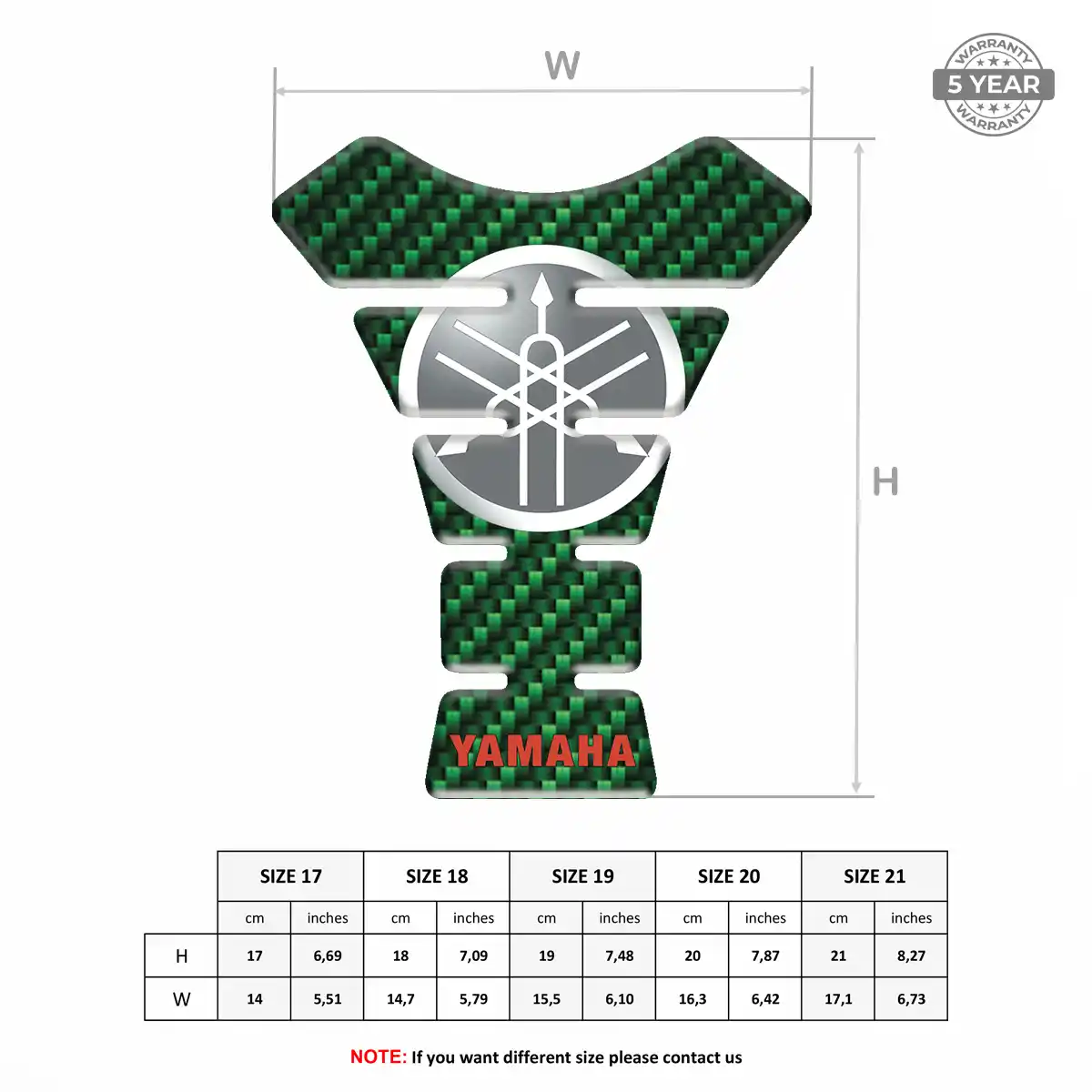 Yamaha Bike Tank Protector Signature Grade