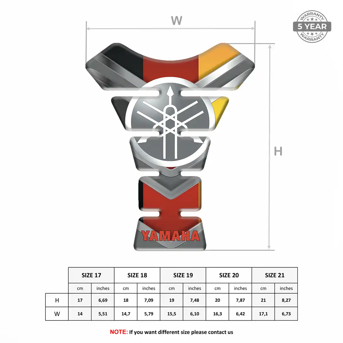 Yamaha Bike Tank Protector Superior Craft