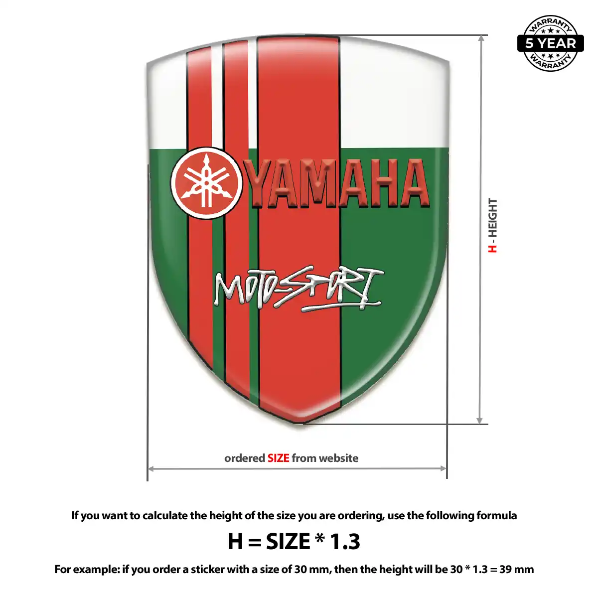 Yamaha Car Badge Sticker Auto Tuning