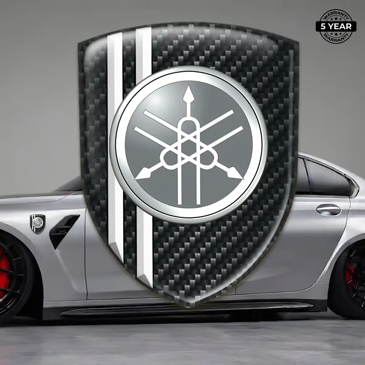 Yamaha Car Badge Sticker Branded Line
