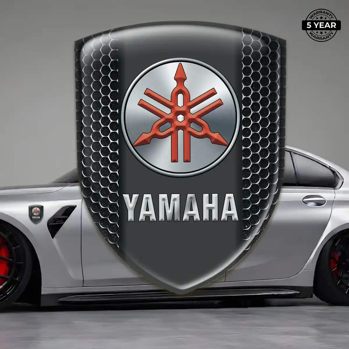 Yamaha Car Badge Sticker Elite Finish