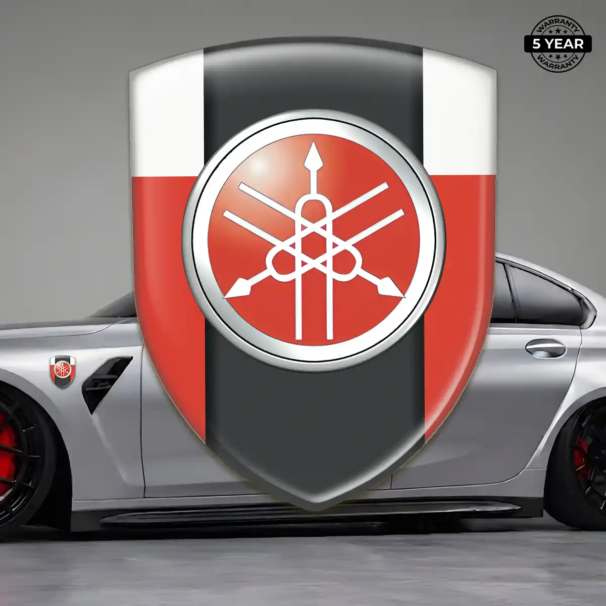 Yamaha Car Badge Sticker Outer Style