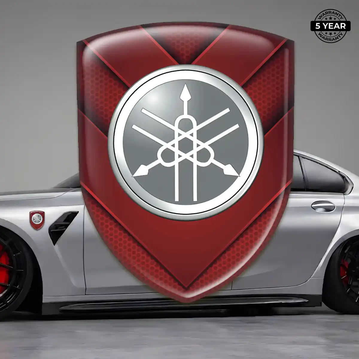 Yamaha Car Badge Sticker Refined Design