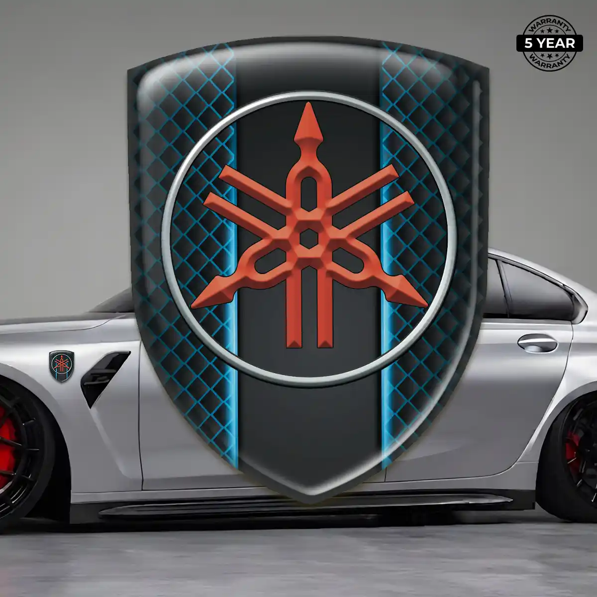 Yamaha Car Badge Sticker Resin Elite