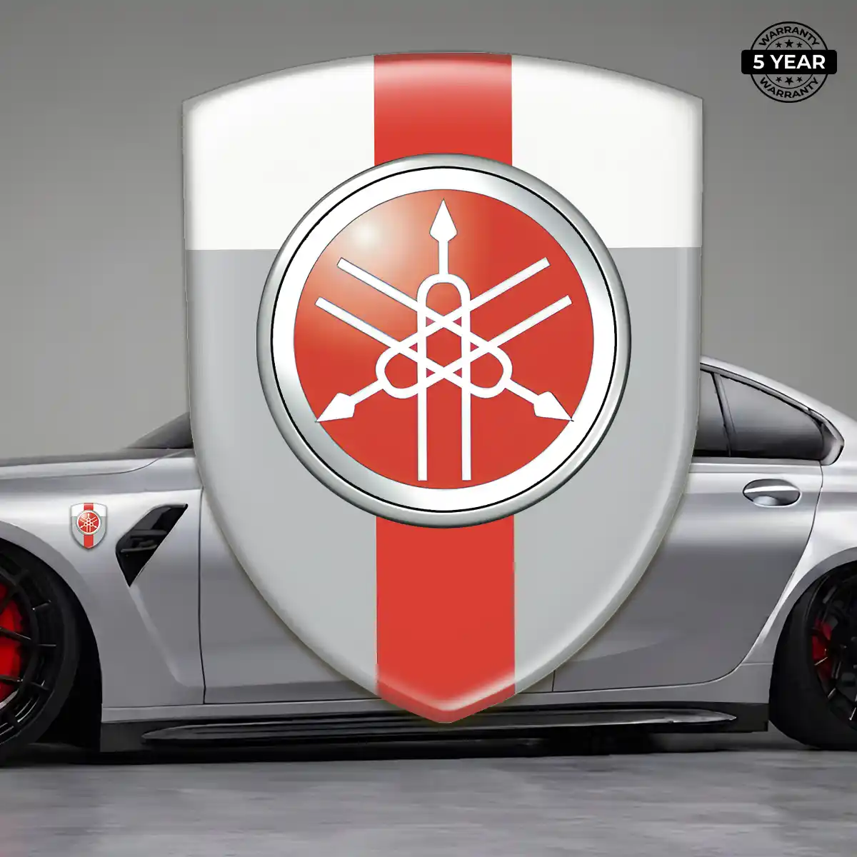 Yamaha Car Badge Sticker Resin Luxe