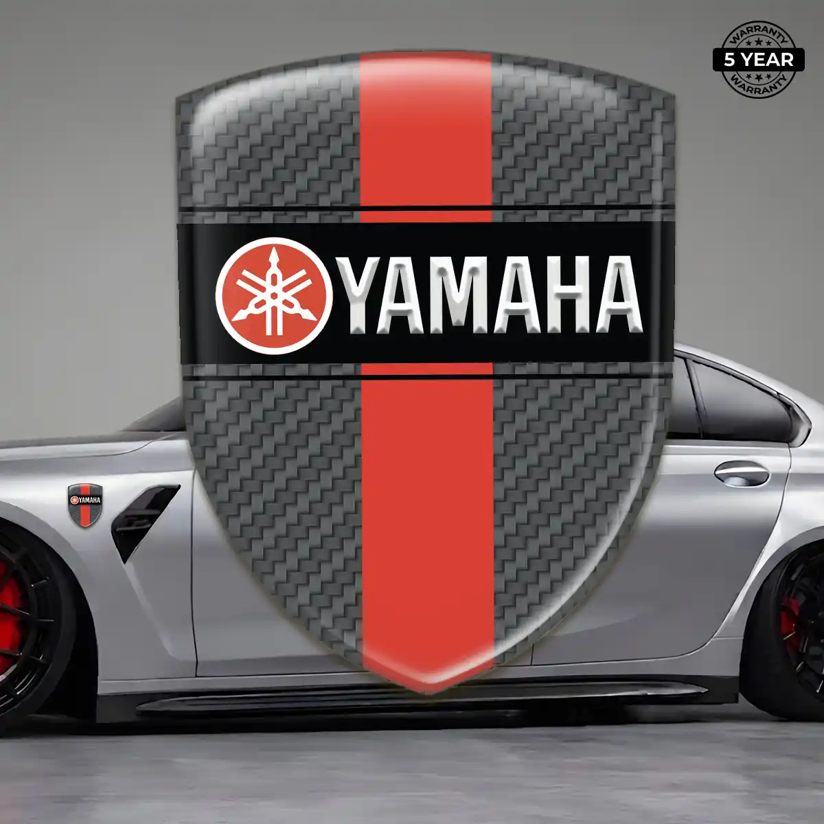 Yamaha Car Badge Sticker Signature Edition
