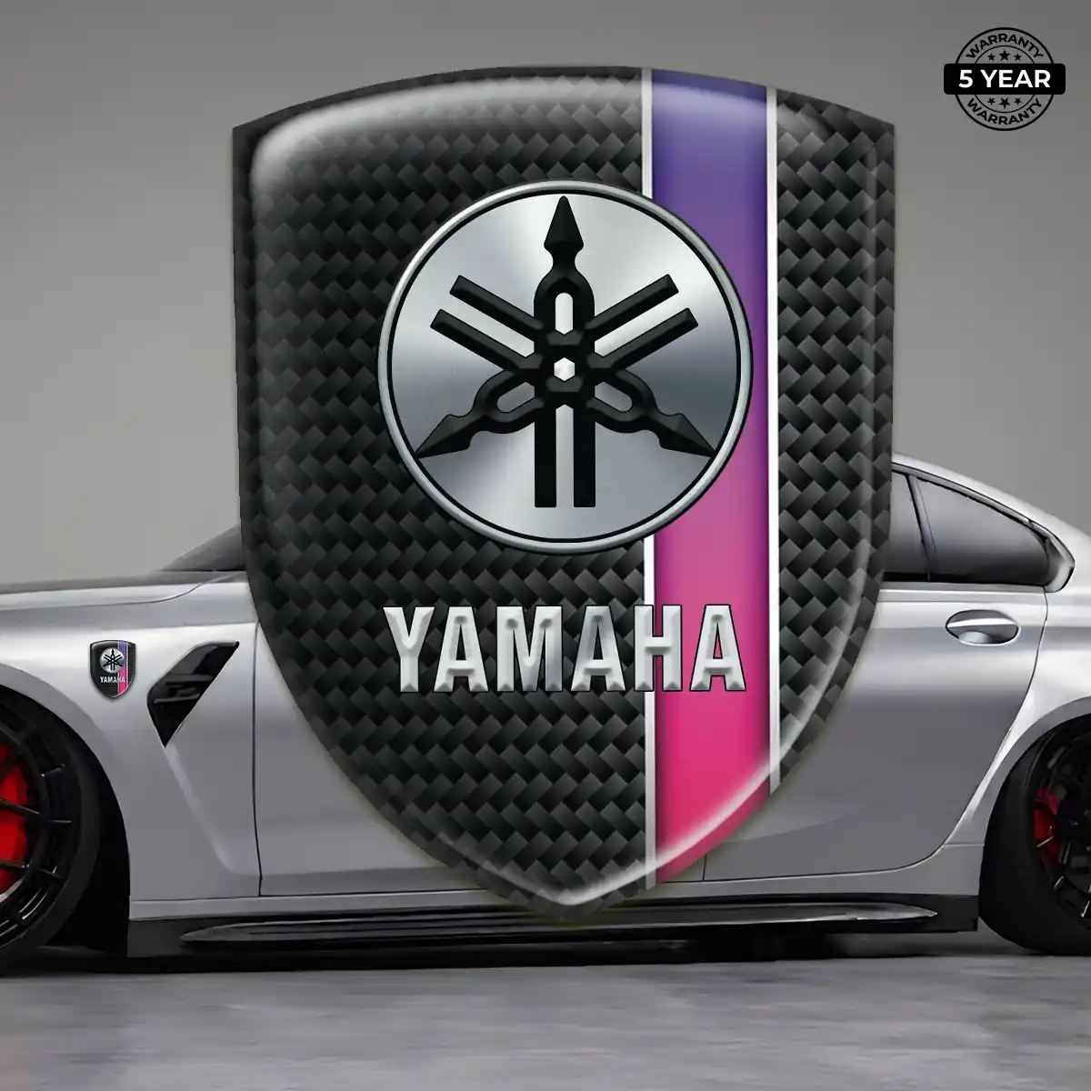Yamaha Car Badge Sticker Signature Grade