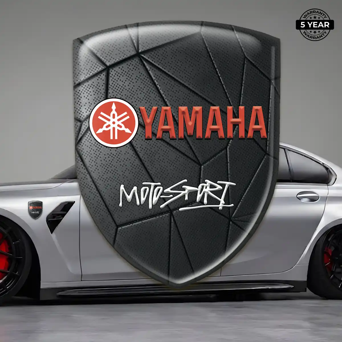 Yamaha Car Emblem Decal Branded Line
