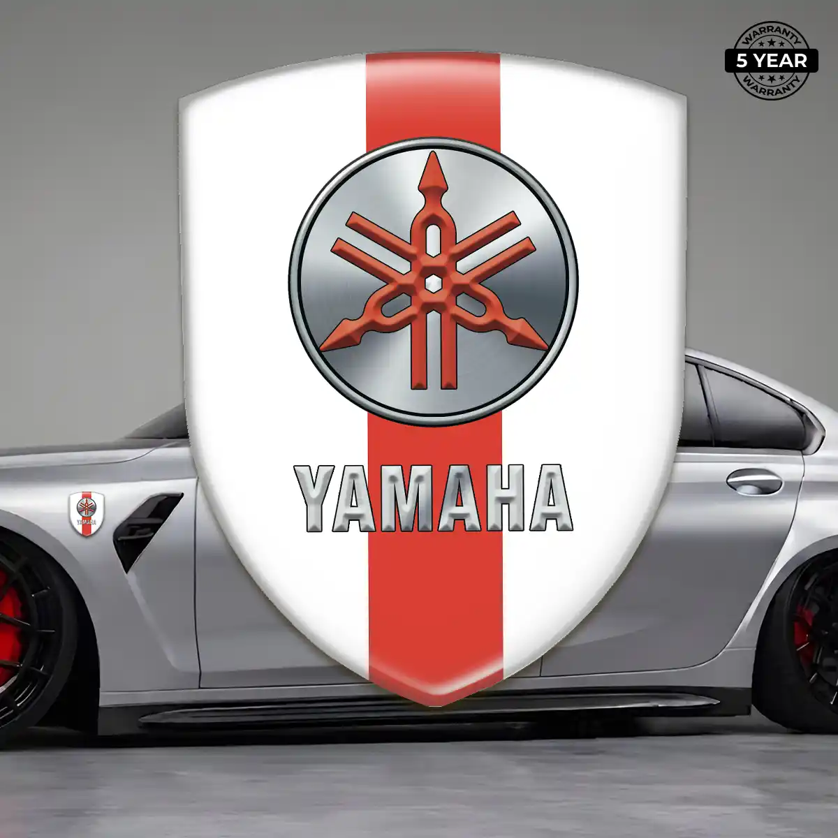 Yamaha Car Emblem Decal Elite Finish