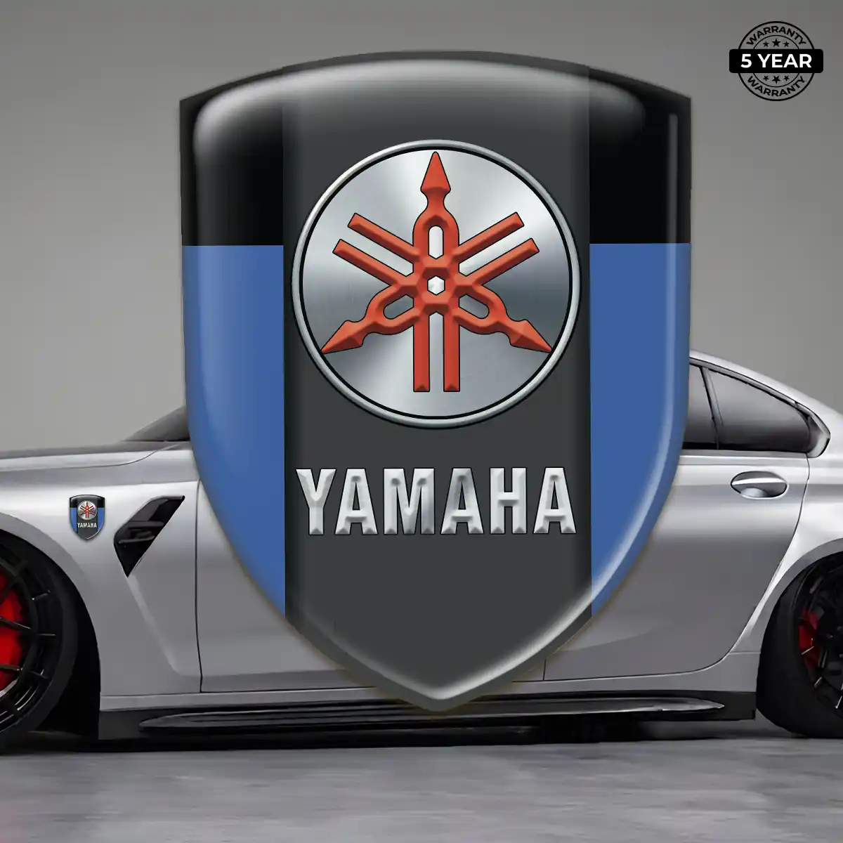 Yamaha Car Emblem Decal Performance Style
