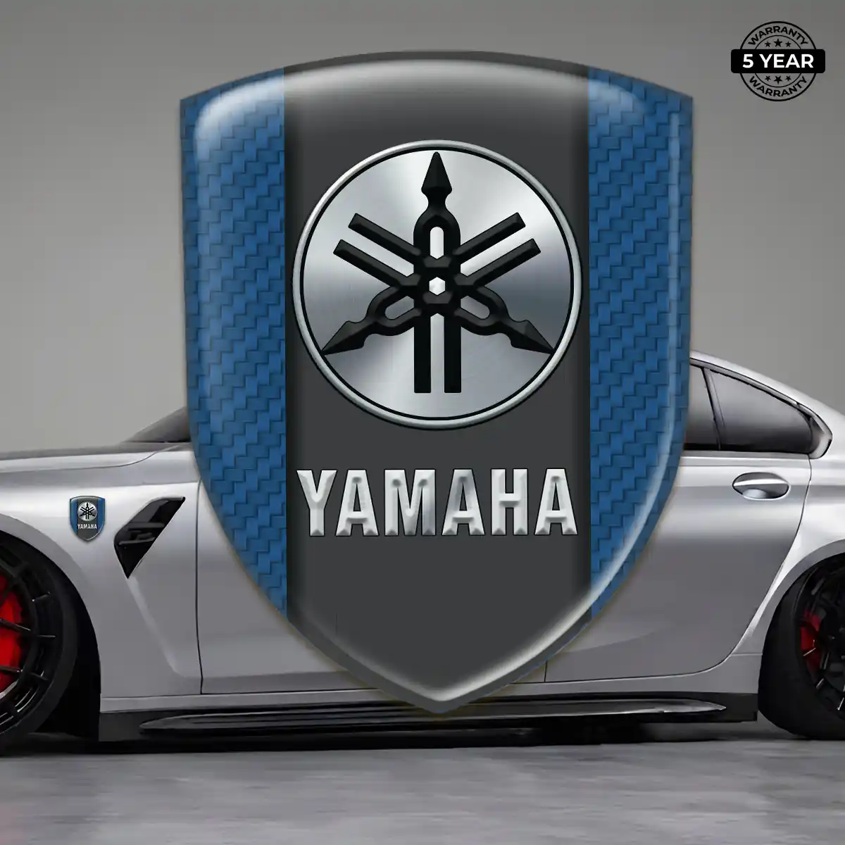 Yamaha Car Emblem Decal Resin Luxe