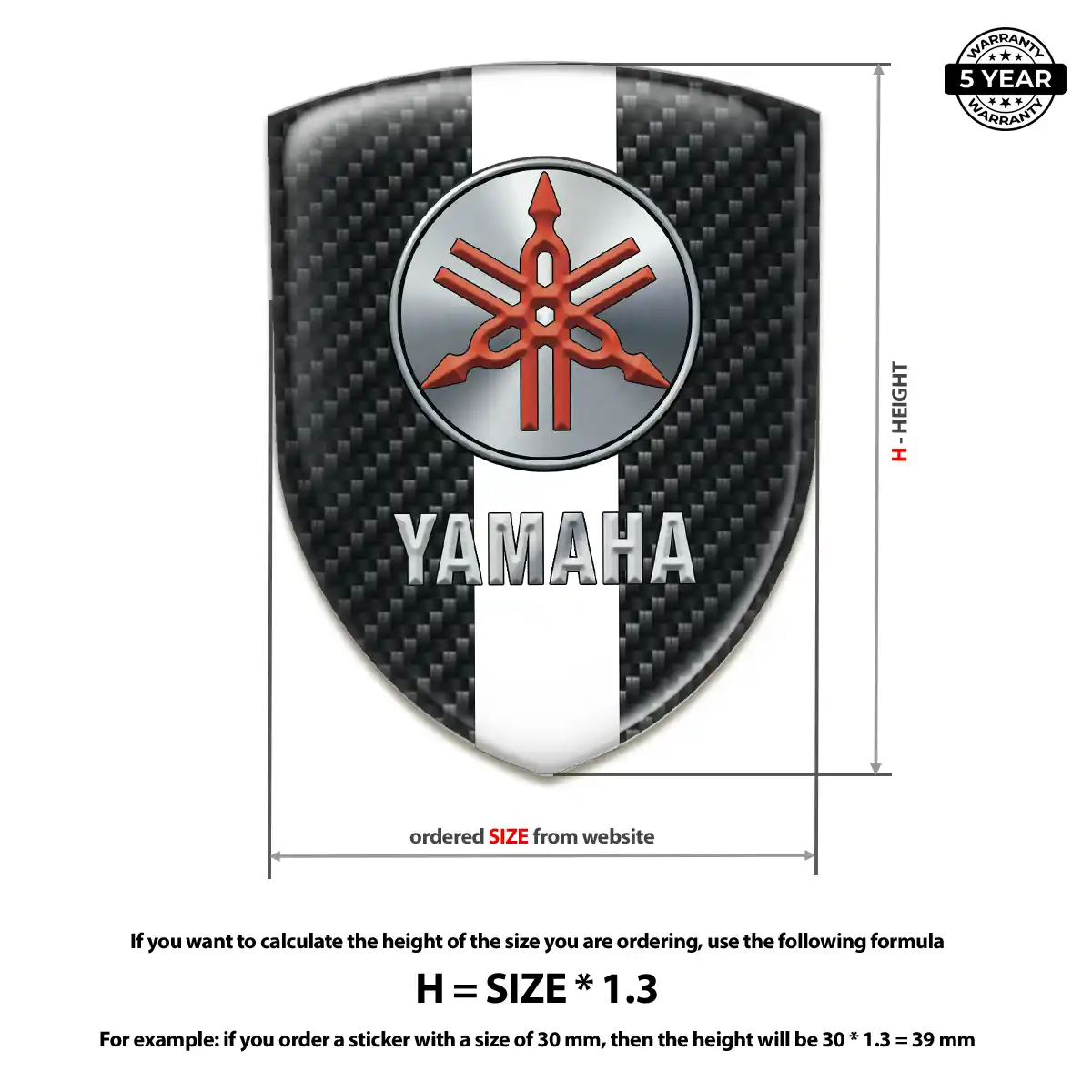 Yamaha Car Emblem Overlay Deluxe Edition