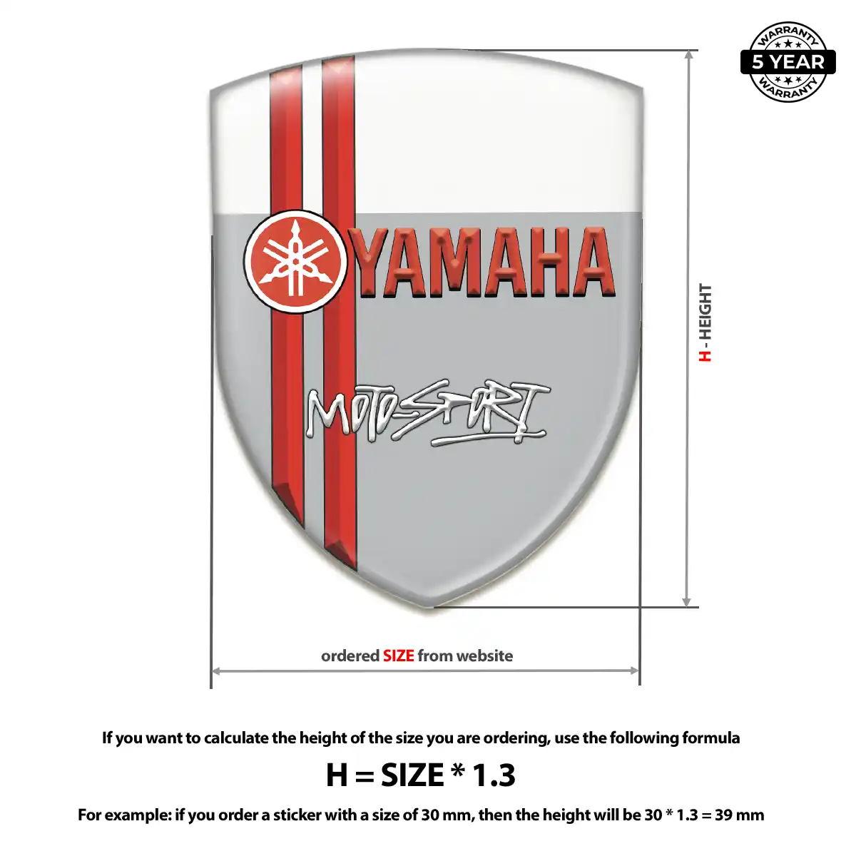 Yamaha Car Emblem Overlay Exterior Luxe