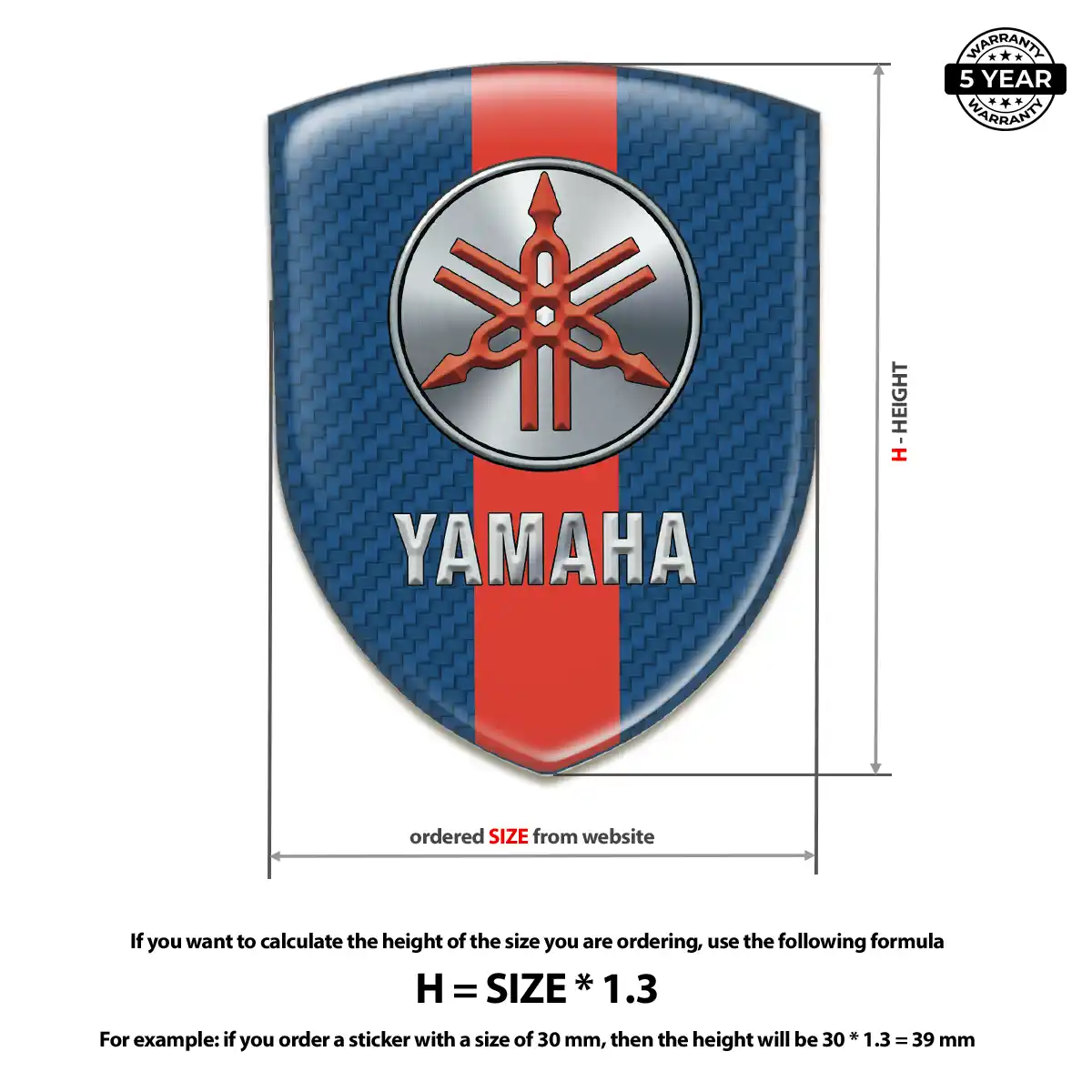 Yamaha Car Emblem Overlay Interior Elegance