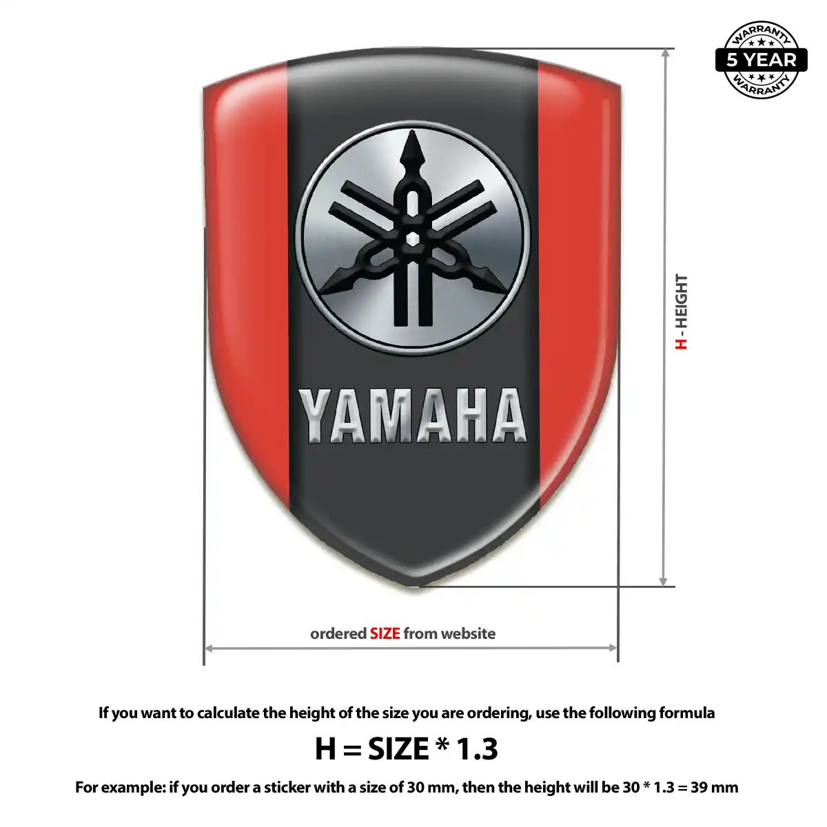 Yamaha Car Emblem Overlay Interior Luxe