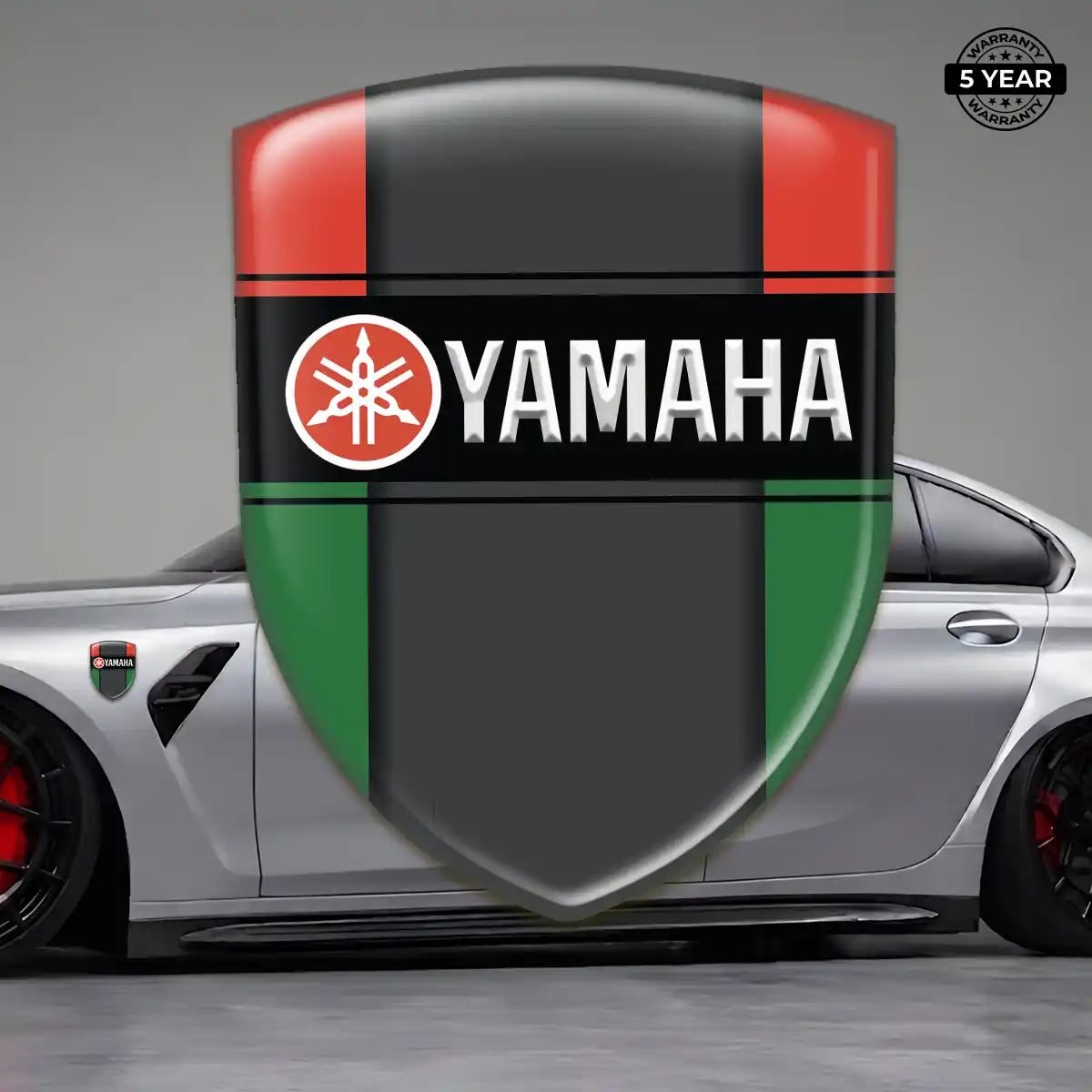 Yamaha Car Emblem Overlay Outer Style